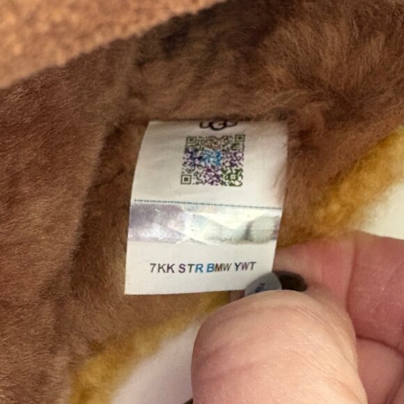 NWT UGG X The Elder Statesman Patchwork Slide Slipper Size 7/8 RARE! AUTHENTIC! - Picture 9 of 12